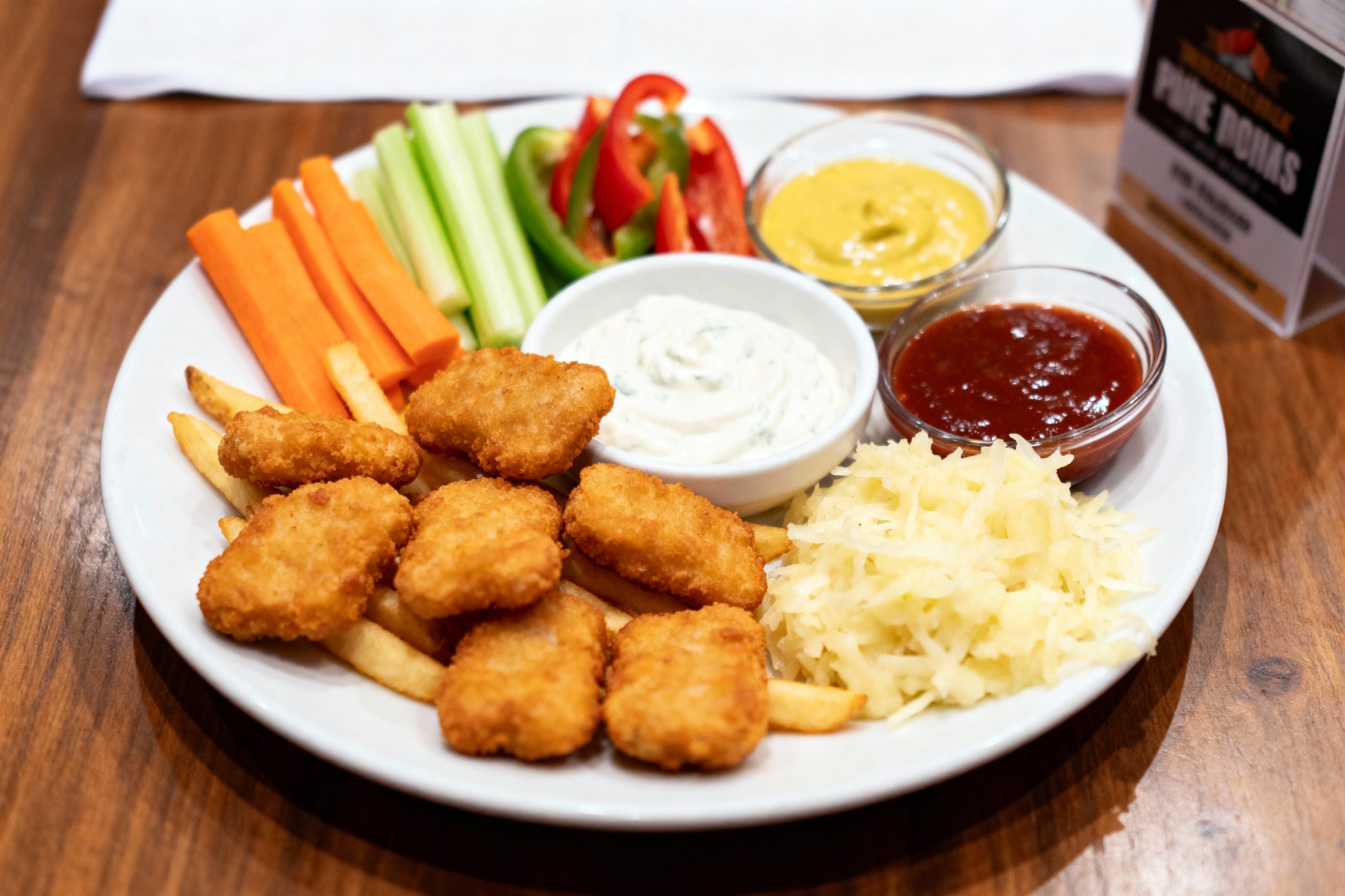 accompagnement avec les nuggets