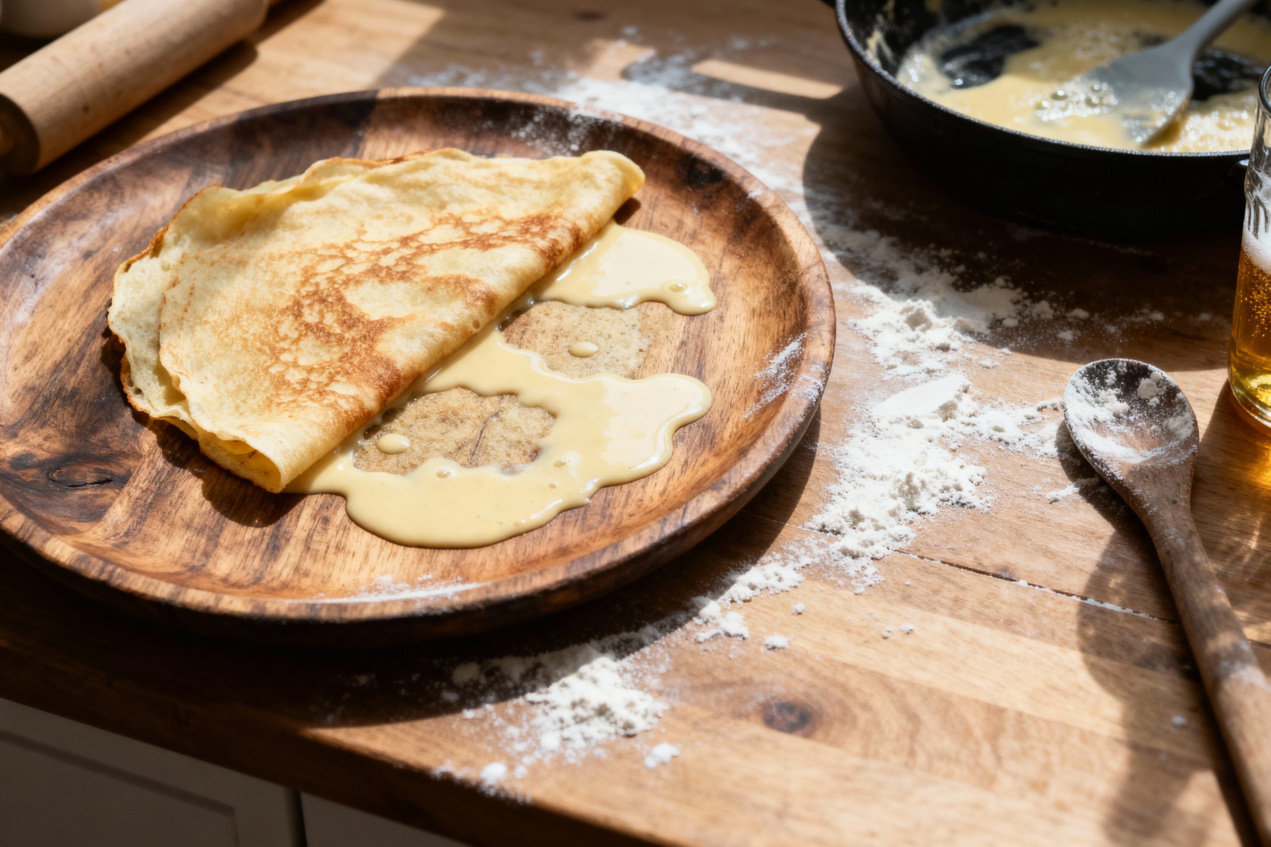 crêpes à la bière