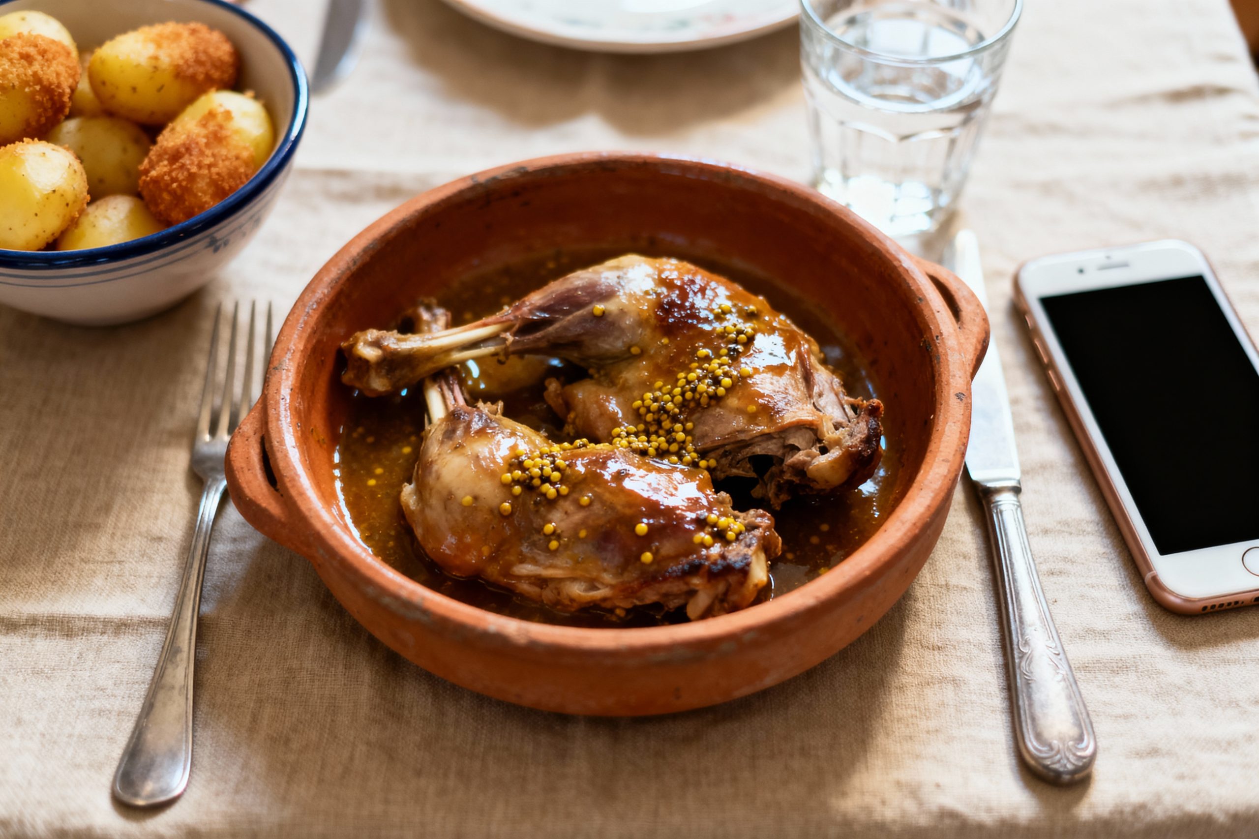 recette de lapin à la moutarde façon grand-mère