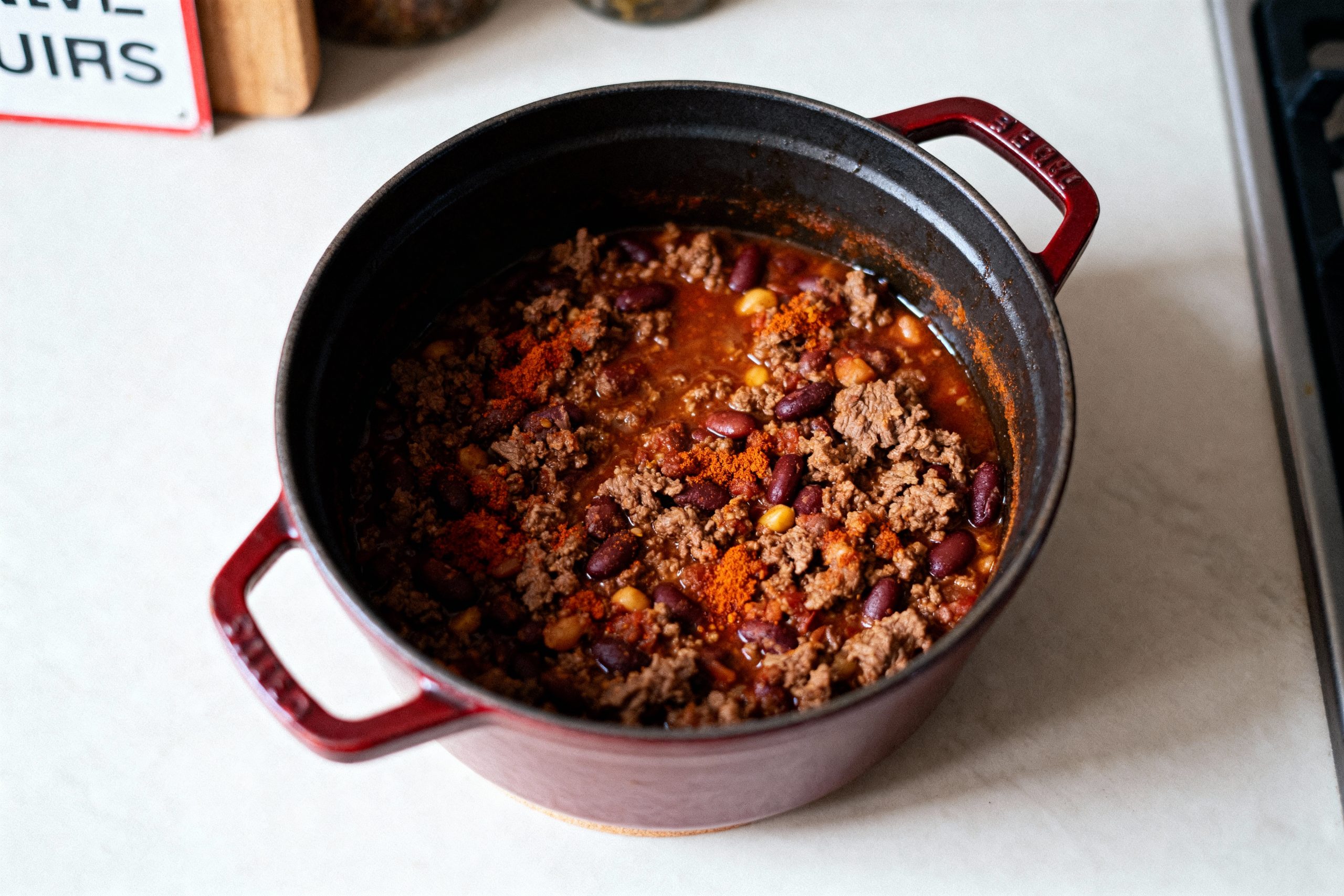 recette du chili cone carne traditionnel mexicain