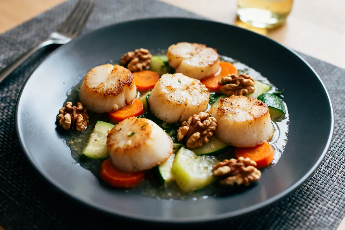 Coquilles Saint-Jacques à la bretonne : Recette facile et rapide