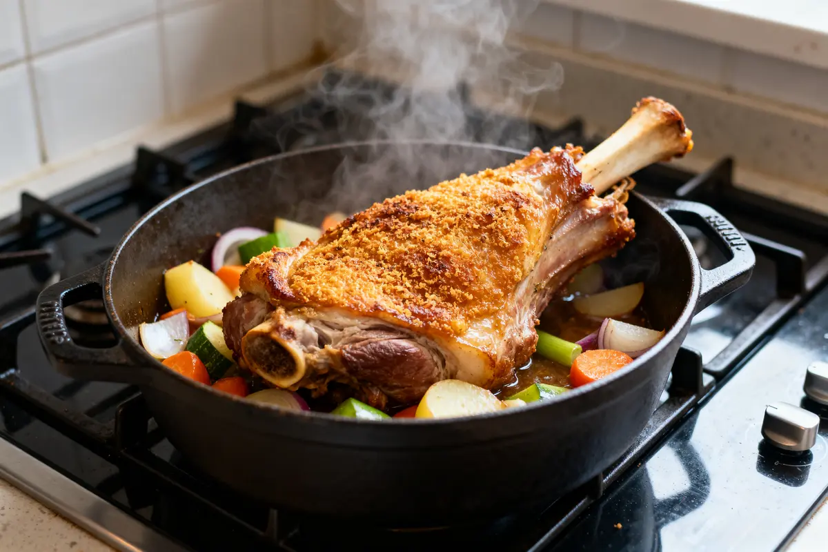 Cuisson du jarret de porc : Temps, astuces et recette facile