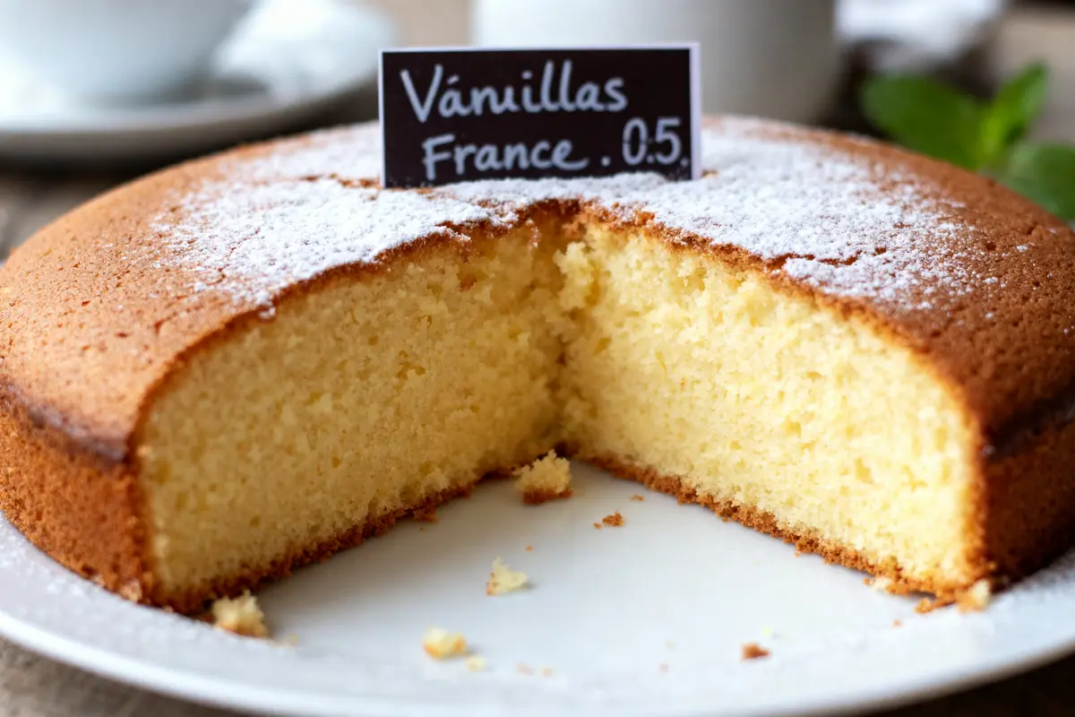 Gâteau à la vanille moelleux et léger : Recette facile à suivre !