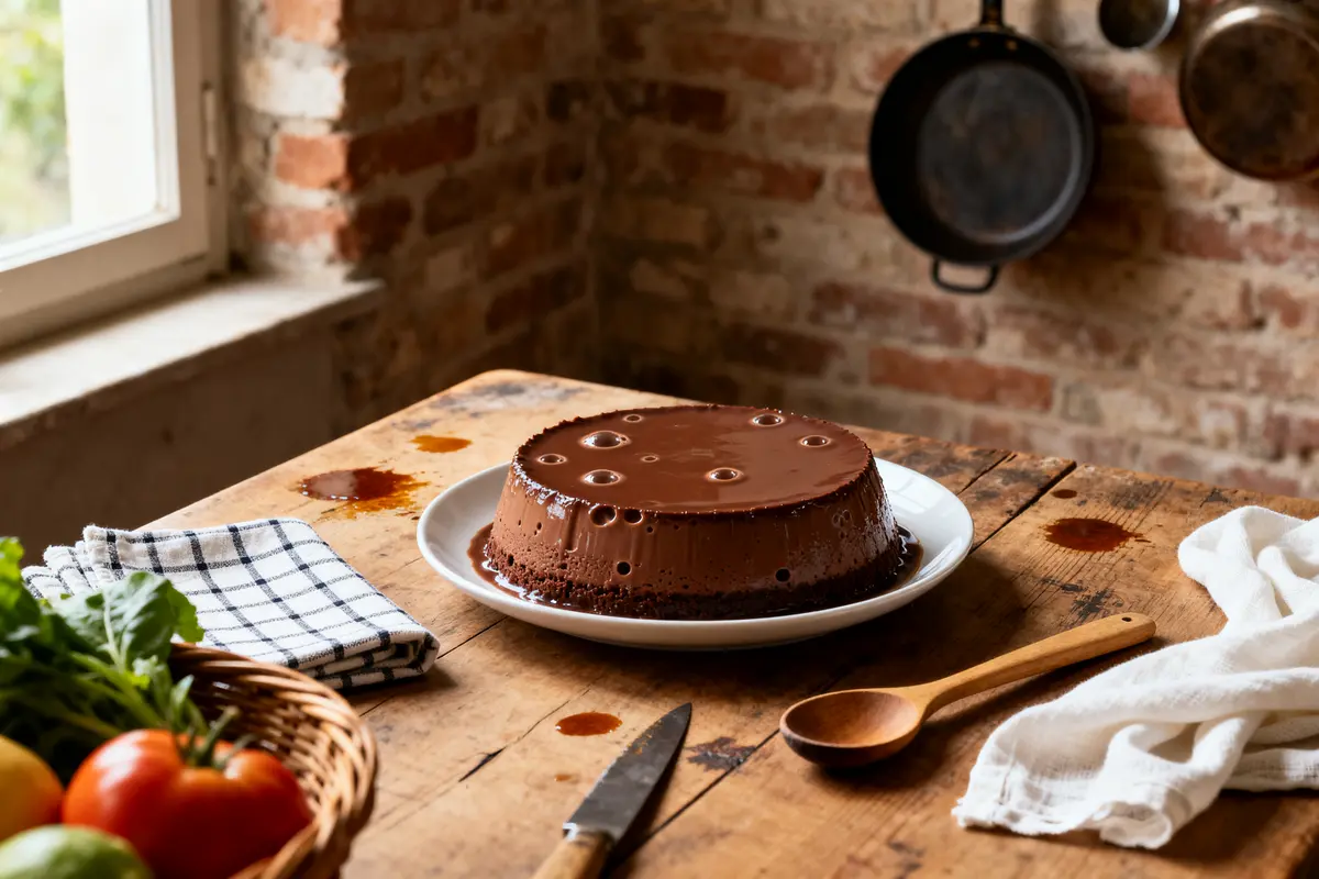 Flan au chocolat grand-mère : recette facile et inratable !