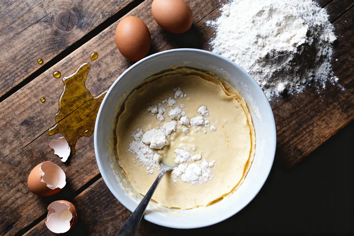Recette de crêpe sans lait : Moelleuse, facile et gourmande !