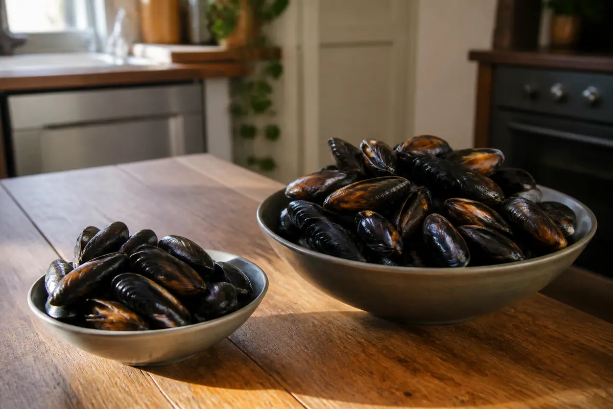 Combien de moules par personne prévoir pour un repas ?