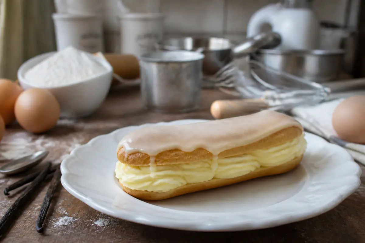 Éclair à la vanille : recette facile et délicieuse à réaliser