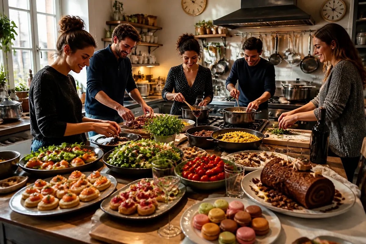 Idée de repas du 31 décembre entre amis : Recettes faciles et festives